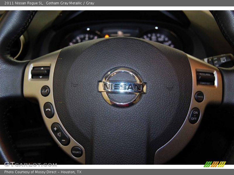 Gotham Gray Metallic / Gray 2011 Nissan Rogue SL