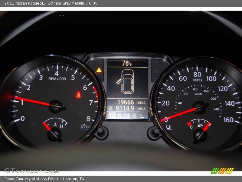 Gotham Gray Metallic / Gray 2011 Nissan Rogue SL