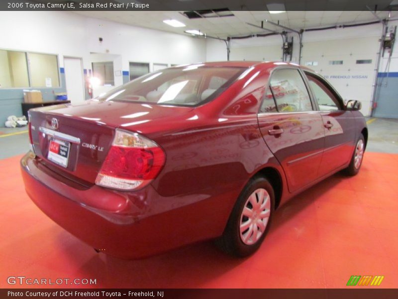 Salsa Red Pearl / Taupe 2006 Toyota Camry LE
