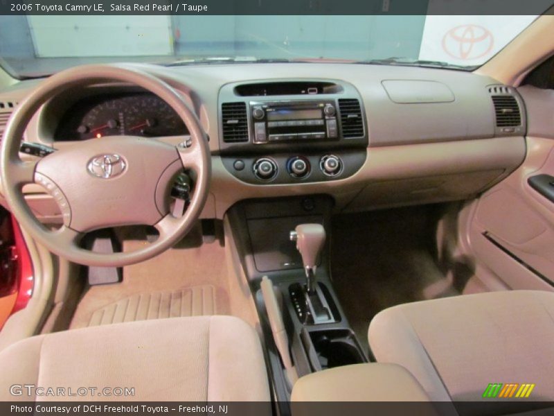 Salsa Red Pearl / Taupe 2006 Toyota Camry LE