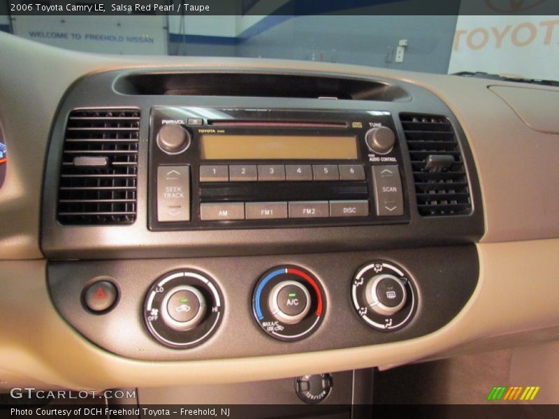Salsa Red Pearl / Taupe 2006 Toyota Camry LE