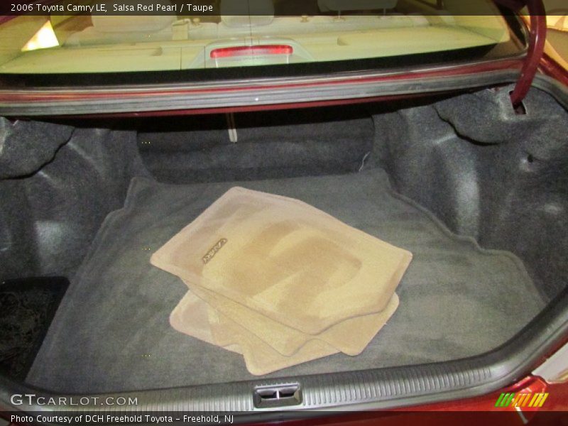 Salsa Red Pearl / Taupe 2006 Toyota Camry LE