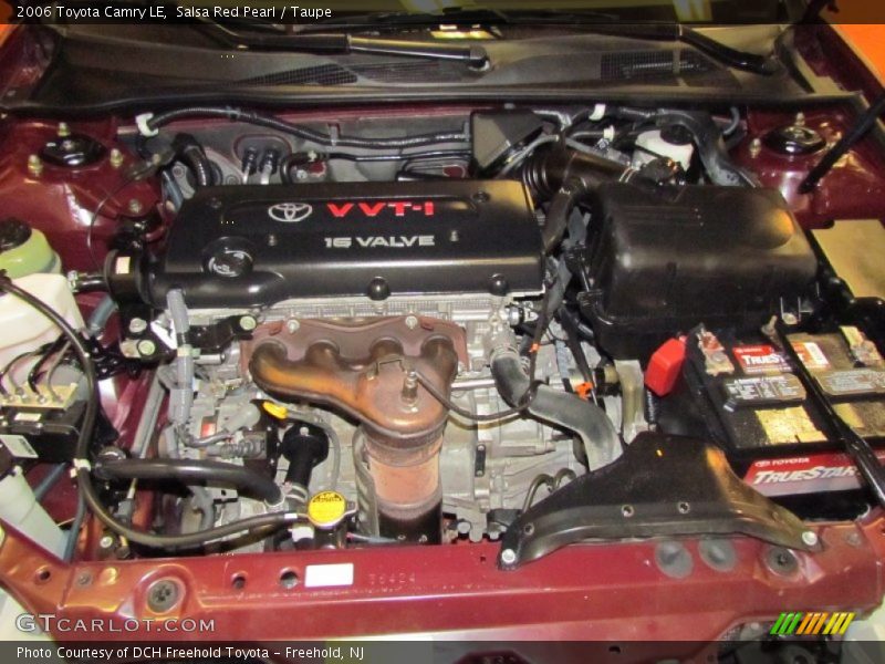 Salsa Red Pearl / Taupe 2006 Toyota Camry LE