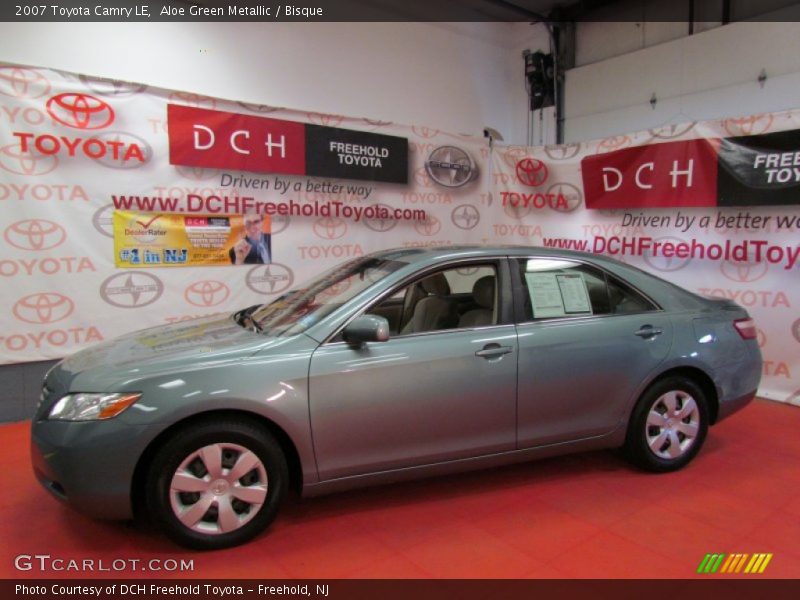 Aloe Green Metallic / Bisque 2007 Toyota Camry LE