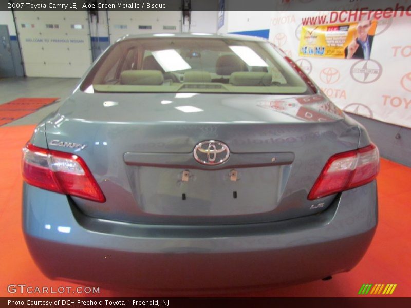 Aloe Green Metallic / Bisque 2007 Toyota Camry LE