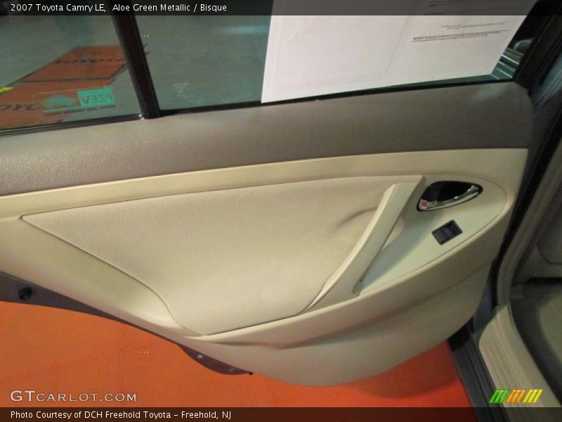 Aloe Green Metallic / Bisque 2007 Toyota Camry LE