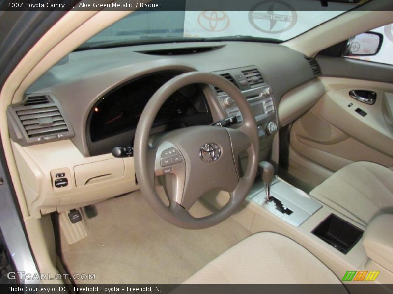 Aloe Green Metallic / Bisque 2007 Toyota Camry LE
