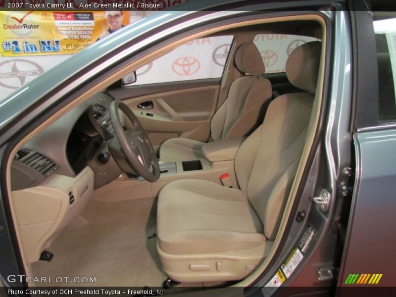 Aloe Green Metallic / Bisque 2007 Toyota Camry LE
