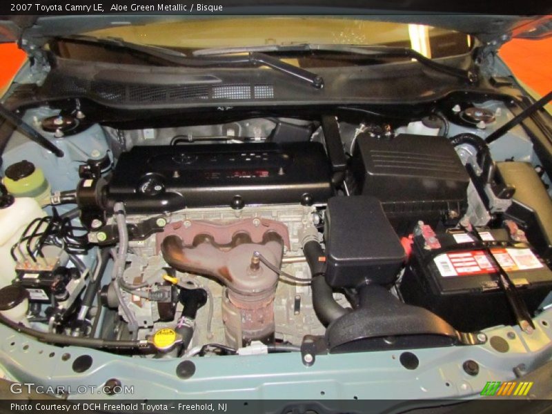 Aloe Green Metallic / Bisque 2007 Toyota Camry LE