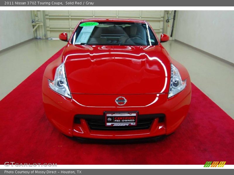 Solid Red / Gray 2011 Nissan 370Z Touring Coupe
