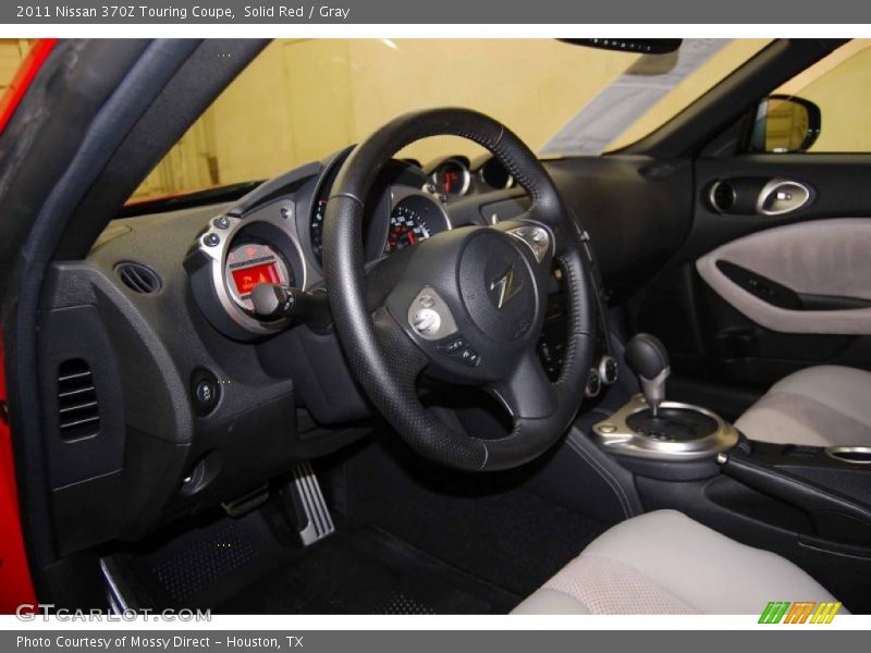 Solid Red / Gray 2011 Nissan 370Z Touring Coupe