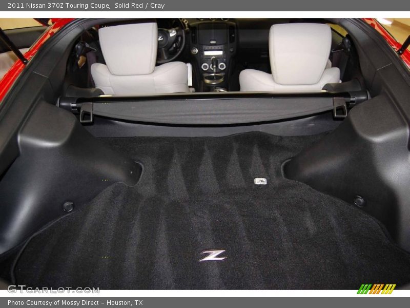 Solid Red / Gray 2011 Nissan 370Z Touring Coupe