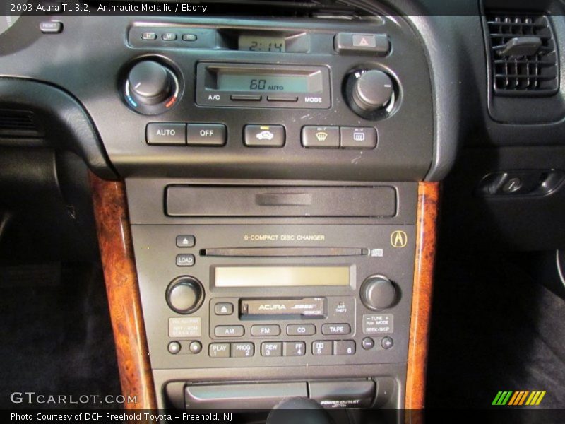 Anthracite Metallic / Ebony 2003 Acura TL 3.2