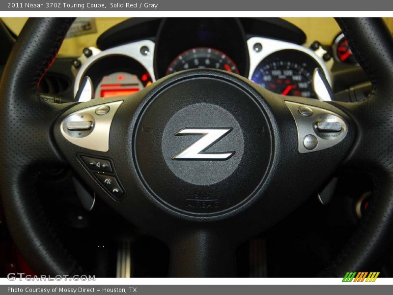 Solid Red / Gray 2011 Nissan 370Z Touring Coupe