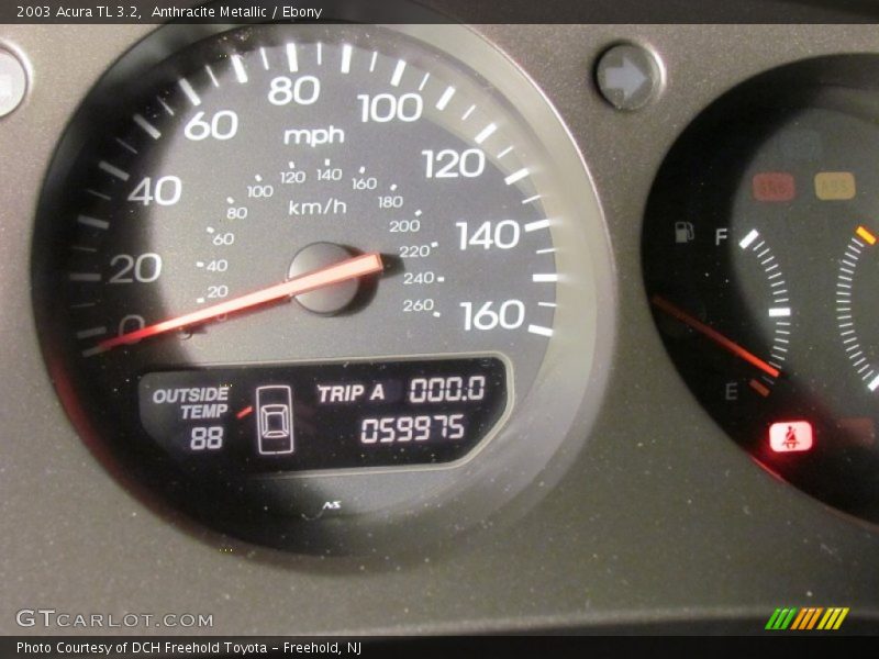 Anthracite Metallic / Ebony 2003 Acura TL 3.2