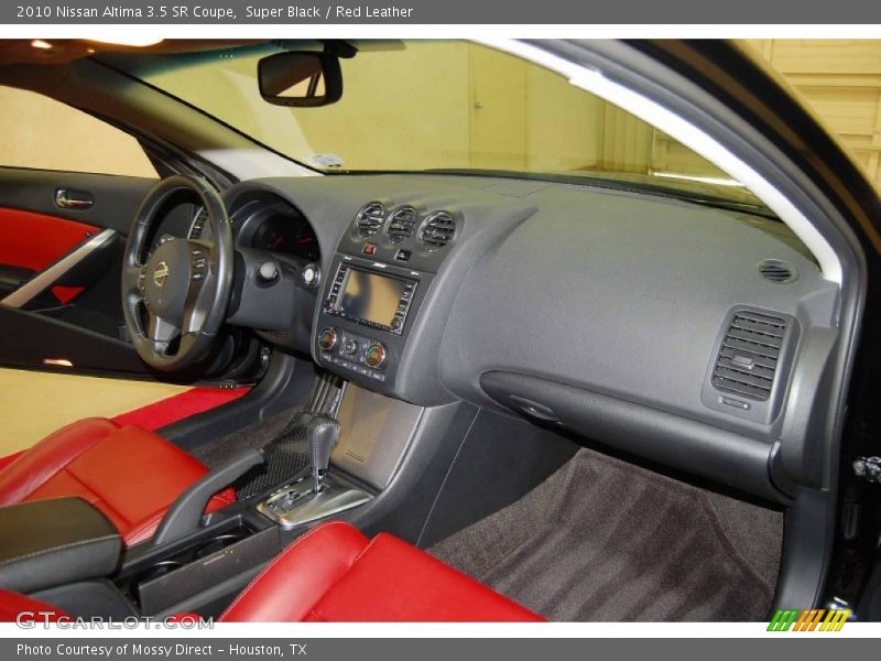 Super Black / Red Leather 2010 Nissan Altima 3.5 SR Coupe
