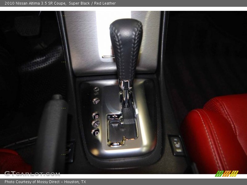Super Black / Red Leather 2010 Nissan Altima 3.5 SR Coupe