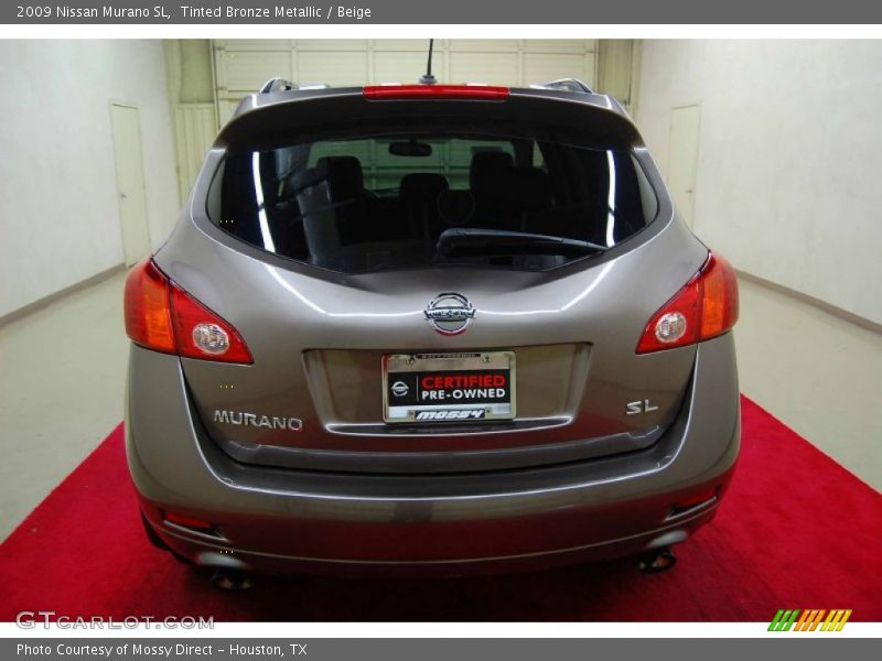 Tinted Bronze Metallic / Beige 2009 Nissan Murano SL