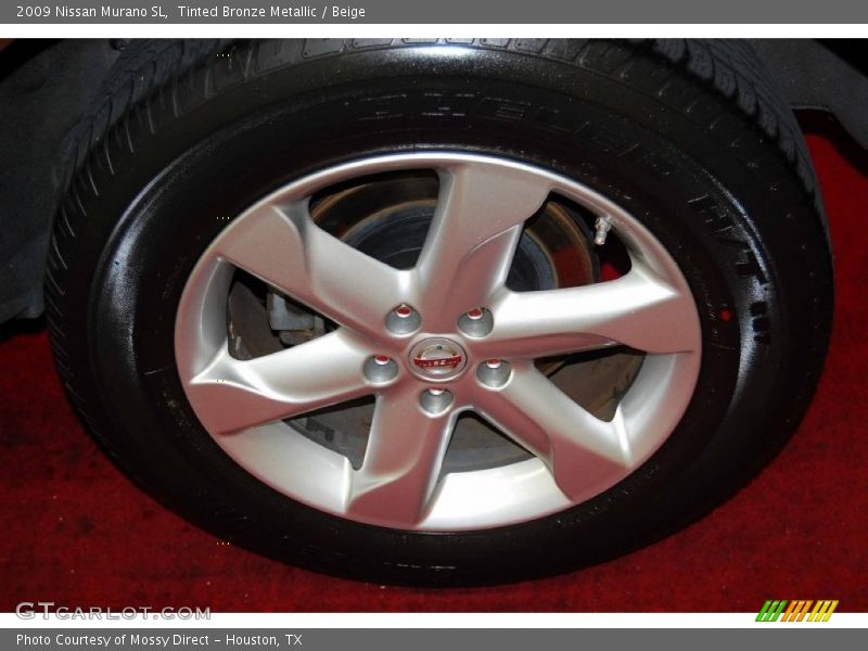 Tinted Bronze Metallic / Beige 2009 Nissan Murano SL