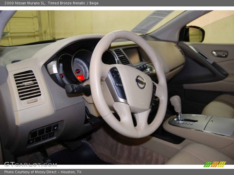 Tinted Bronze Metallic / Beige 2009 Nissan Murano SL