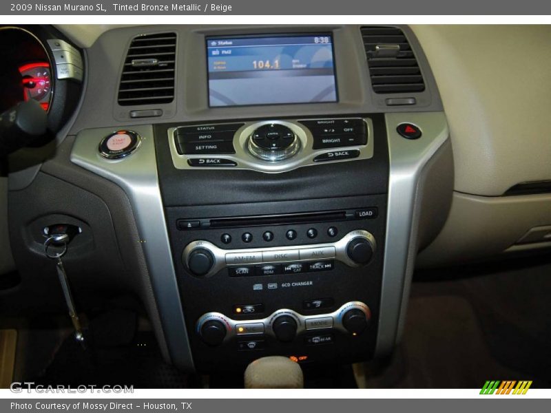 Tinted Bronze Metallic / Beige 2009 Nissan Murano SL