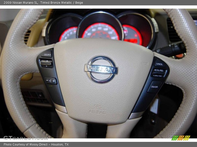 Tinted Bronze Metallic / Beige 2009 Nissan Murano SL