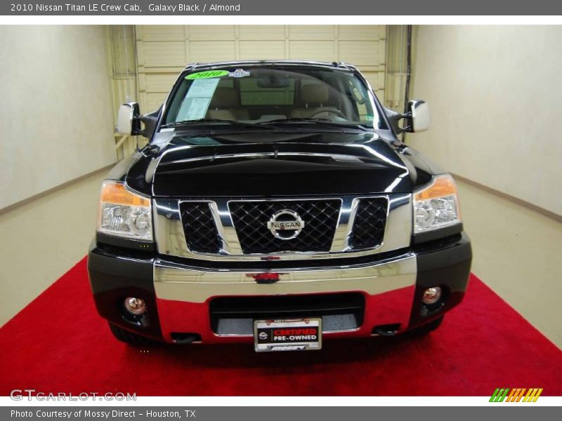 Galaxy Black / Almond 2010 Nissan Titan LE Crew Cab