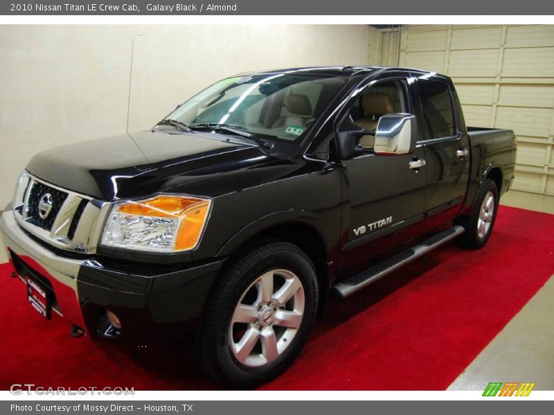 Galaxy Black / Almond 2010 Nissan Titan LE Crew Cab