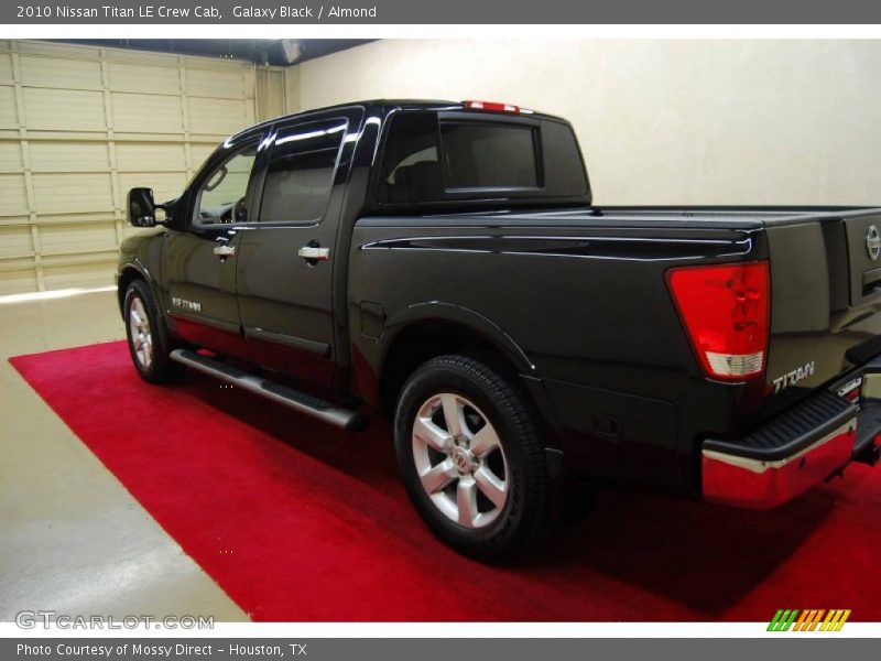 Galaxy Black / Almond 2010 Nissan Titan LE Crew Cab