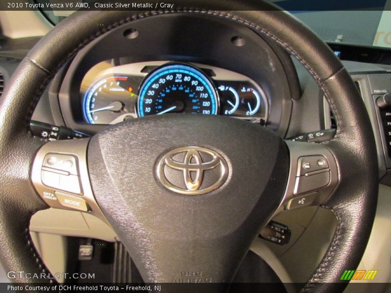 Classic Silver Metallic / Gray 2010 Toyota Venza V6 AWD