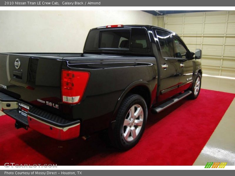 Galaxy Black / Almond 2010 Nissan Titan LE Crew Cab