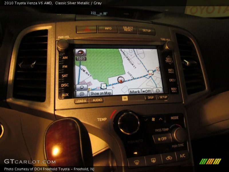 Classic Silver Metallic / Gray 2010 Toyota Venza V6 AWD