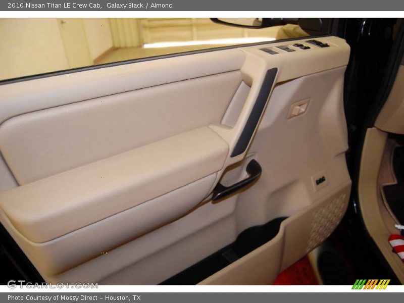 Galaxy Black / Almond 2010 Nissan Titan LE Crew Cab