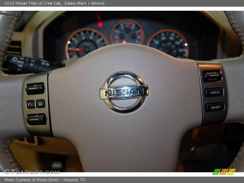 Galaxy Black / Almond 2010 Nissan Titan LE Crew Cab