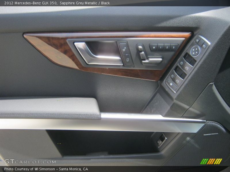 Sapphire Grey Metallic / Black 2012 Mercedes-Benz GLK 350