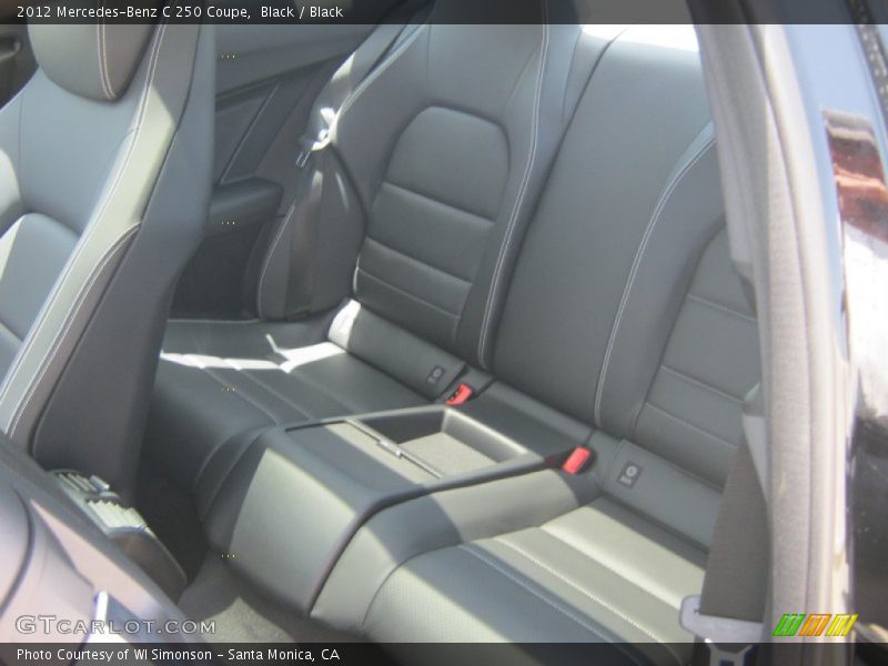Black / Black 2012 Mercedes-Benz C 250 Coupe