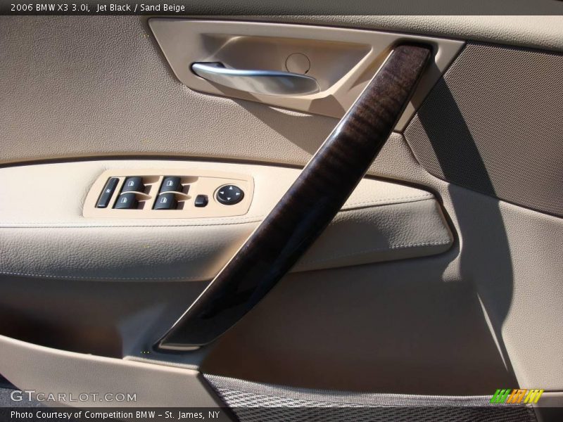 Jet Black / Sand Beige 2006 BMW X3 3.0i