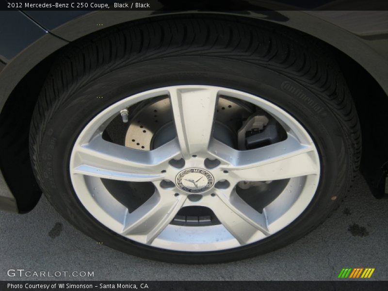 Black / Black 2012 Mercedes-Benz C 250 Coupe