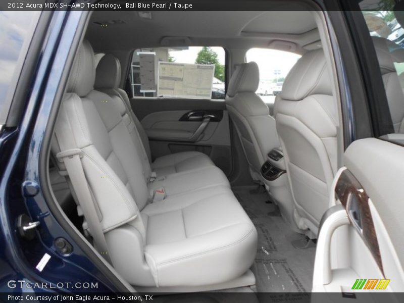 Bali Blue Pearl / Taupe 2012 Acura MDX SH-AWD Technology