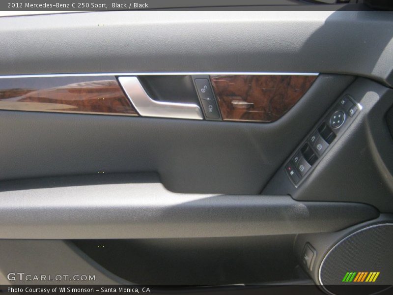 Black / Black 2012 Mercedes-Benz C 250 Sport