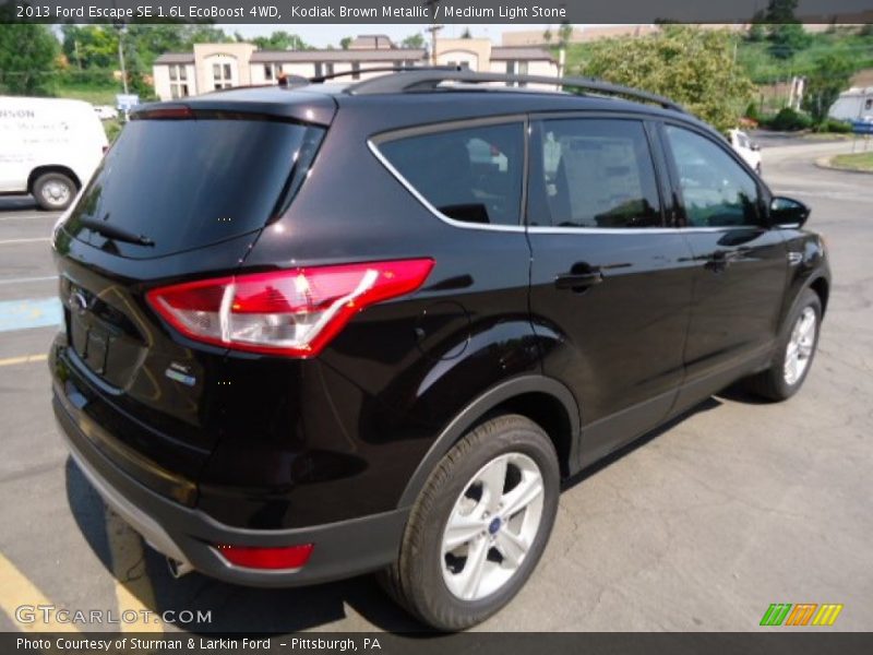 Kodiak Brown Metallic / Medium Light Stone 2013 Ford Escape SE 1.6L EcoBoost 4WD