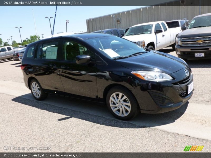 Brilliant Black / Black 2012 Mazda MAZDA5 Sport