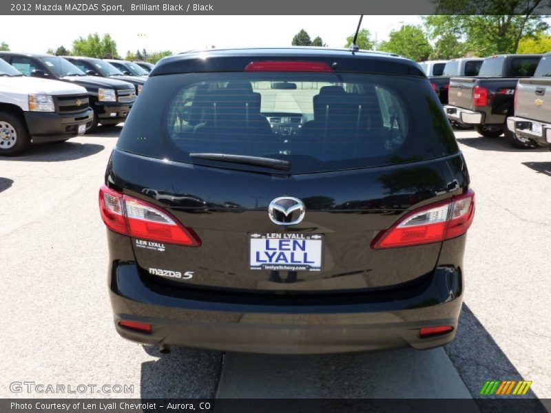 Brilliant Black / Black 2012 Mazda MAZDA5 Sport