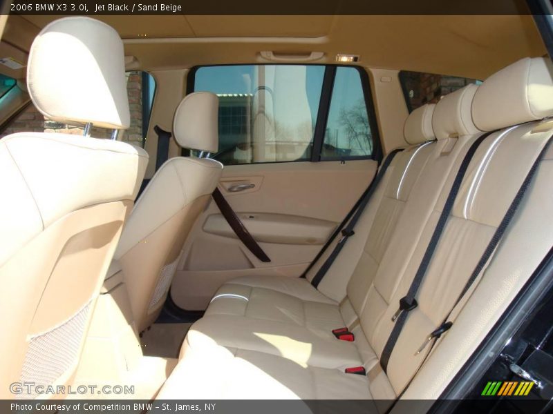 Jet Black / Sand Beige 2006 BMW X3 3.0i