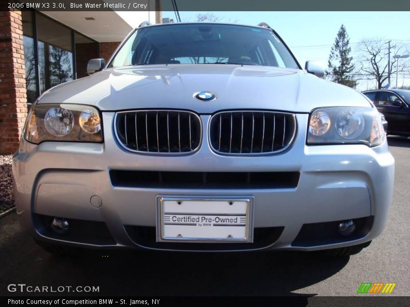 Blue Water Metallic / Grey 2006 BMW X3 3.0i