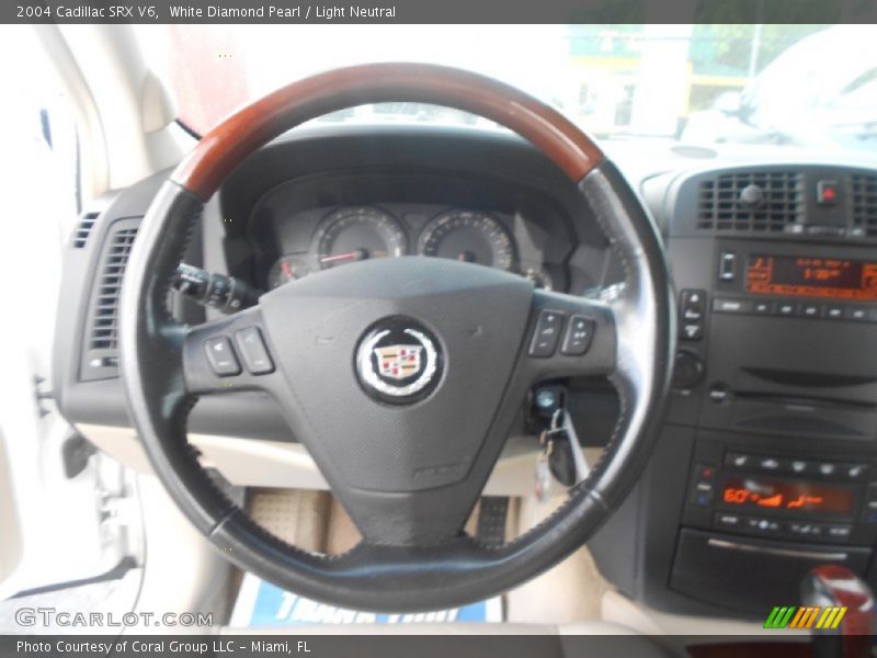 White Diamond Pearl / Light Neutral 2004 Cadillac SRX V6
