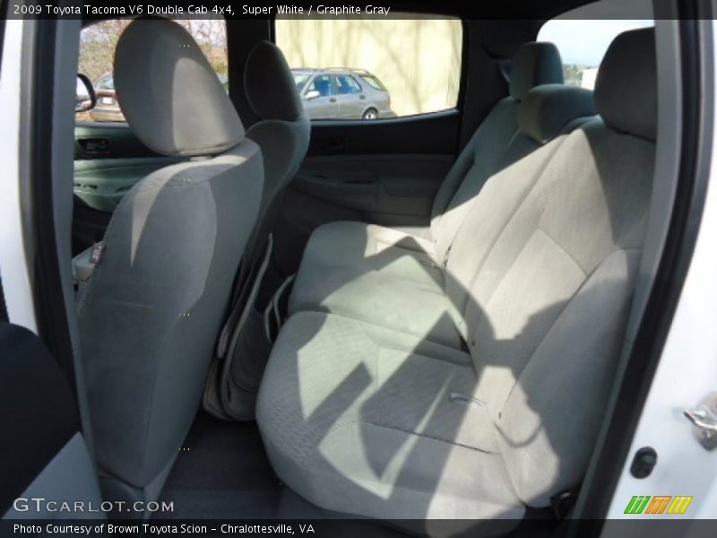 Super White / Graphite Gray 2009 Toyota Tacoma V6 Double Cab 4x4