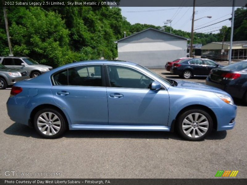 Sky Blue Metallic / Off Black 2012 Subaru Legacy 2.5i Limited