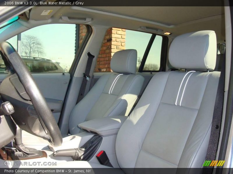 Blue Water Metallic / Grey 2006 BMW X3 3.0i