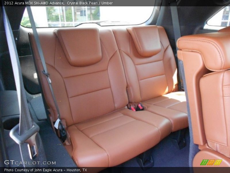 Rear Seat of 2012 MDX SH-AWD Advance